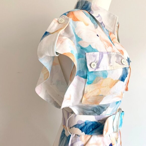 Brown Lin, Frankie Floral Pattern Dress - Picture 6 of 10